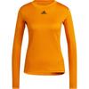 Cold.Rdy Sleeve Training Tee Solid Color Comfortable Slim Fit Long Sleeve T-Shirt Women Tops Orange H11214