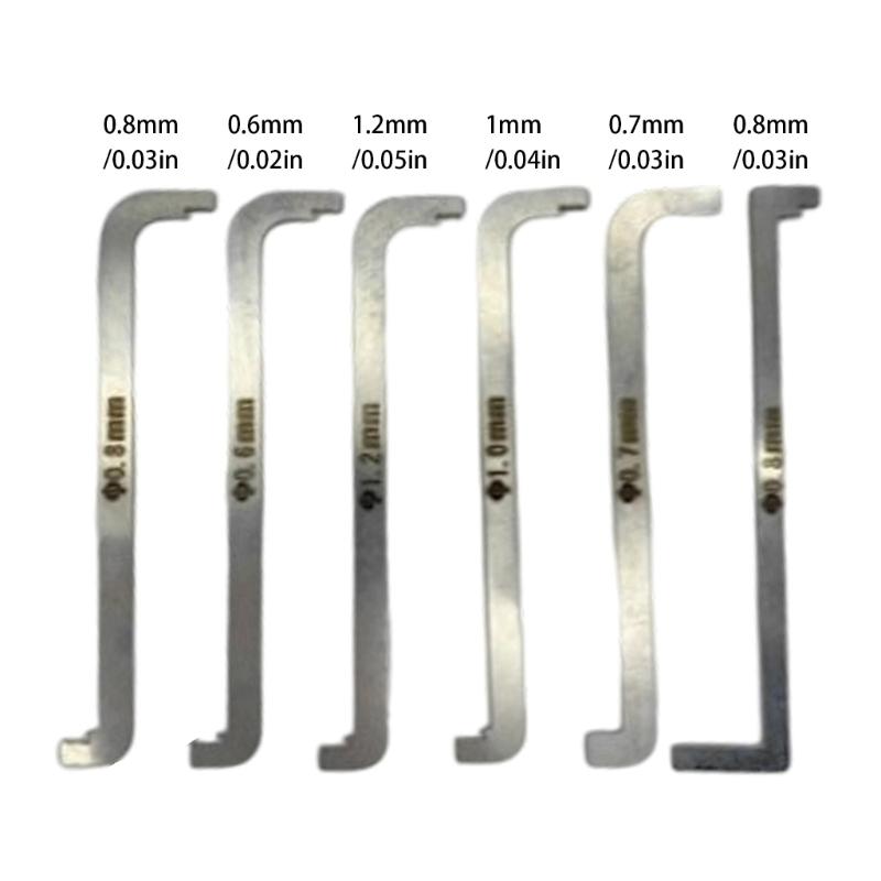 6 шт. Эргономичная Z-образная отвертка с двойным концом, смещенная отвертка для ремонта в труднодоступных местах и аппаратных проектов