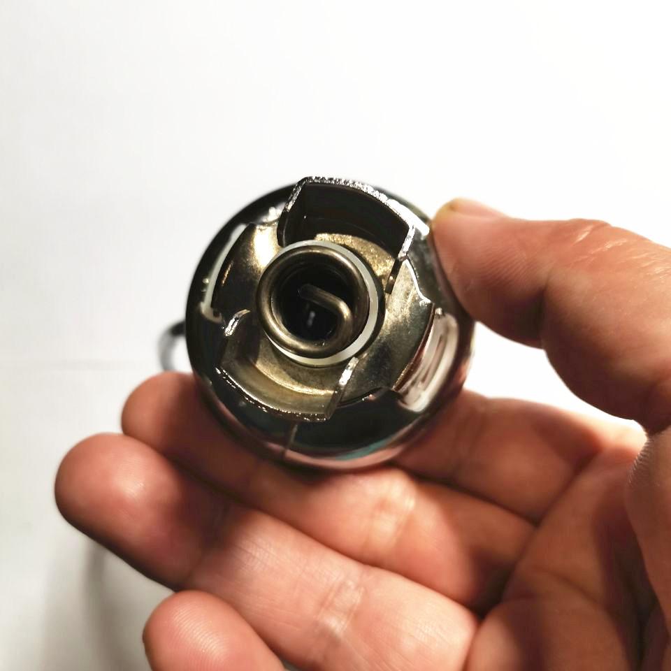 2025 Hot For Benz 1pcs 44mm 3D Metal Blue Chrome Star Bonnet Hood Logo Emblem Badge for Mercedes Benz W202 W203 W204 W208 W210 W