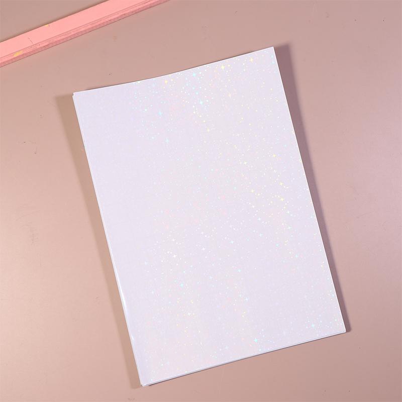 20 листов Пленка для холодного ламинирования Голограмма битого стекла Карта Фотопленка для ламинирования Наклейка А4 Звезда Блестящая точка Фото Голографическая пленка