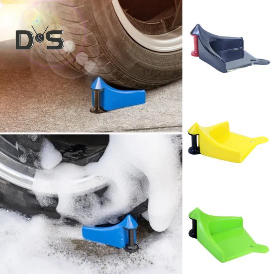 Руководство по использованию автомобильного шланга для мойки автомобиля Детейлинг Защита для велосипедного шланга Ролик для шланга для шин Предотвращает застревание шланга мойки высокого давления под колесами Пластиковый инструмент для мойки