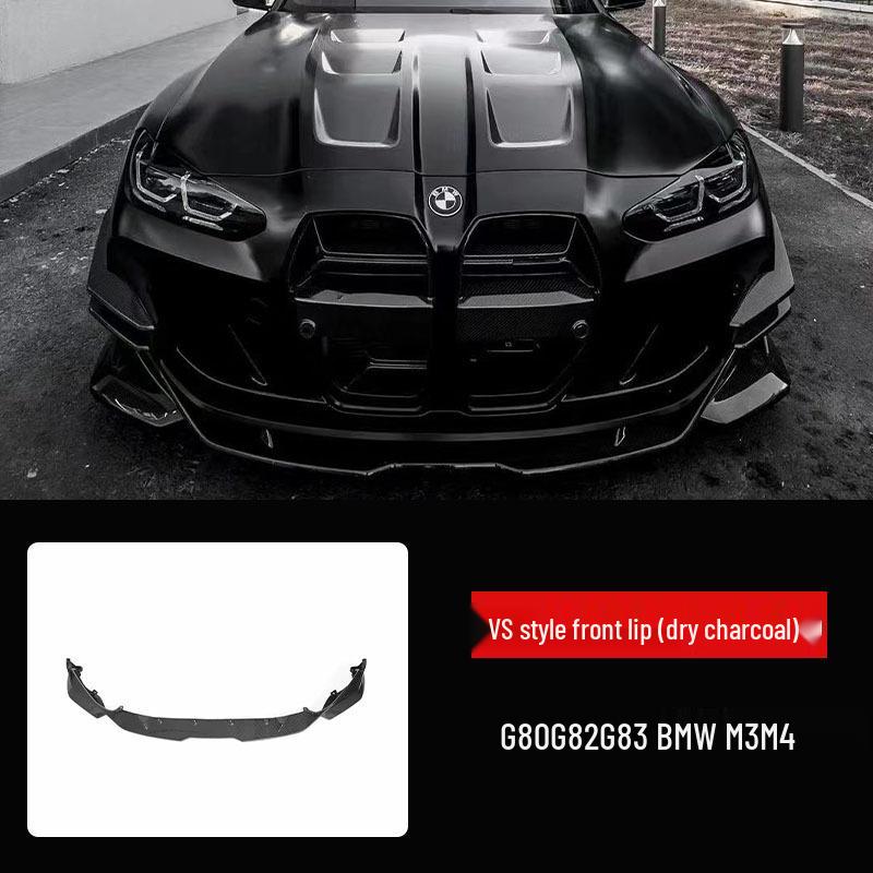 Комплект из сухого углеволокна для G80/G82 BMW M3/M4: Передний сплиттер, Решетка радиатора, Пороги, Задний диффузор, Спойлер и Канарды.