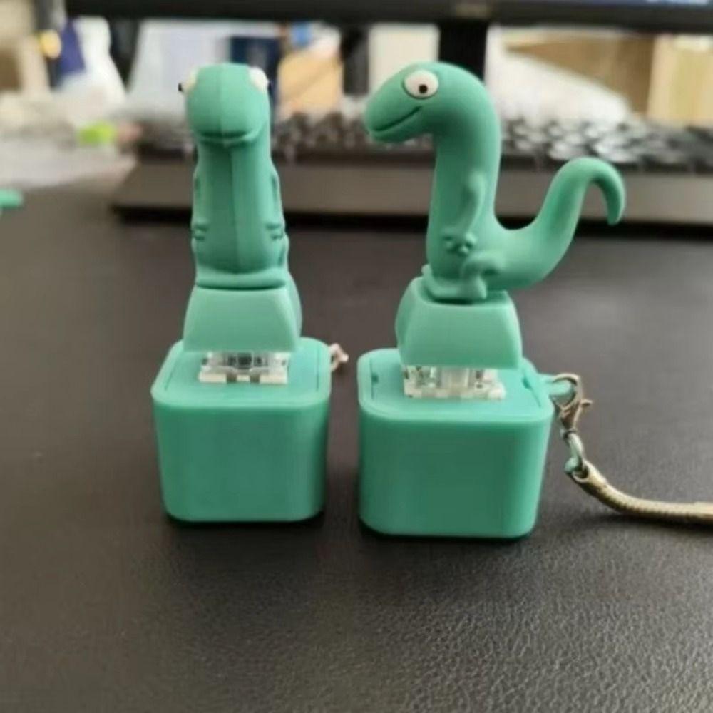 Colorful Lights Lizard Voice Key Ring With LED Lizard Sounds Pendant Backpack
