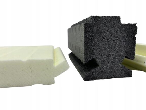 Ciepły Parapet Dwustronny Smart Black Z Twardym Rdzeniem Mb79 N