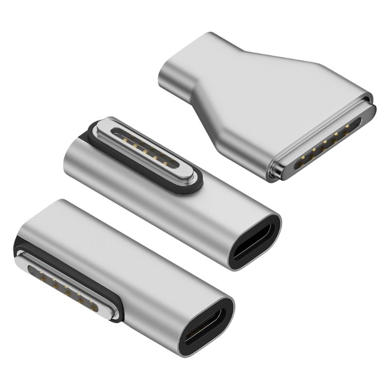 Магнитный USB-адаптер PD Type C для Type-C Female на 3 USB C Female Магнитный адаптер-конвертер для