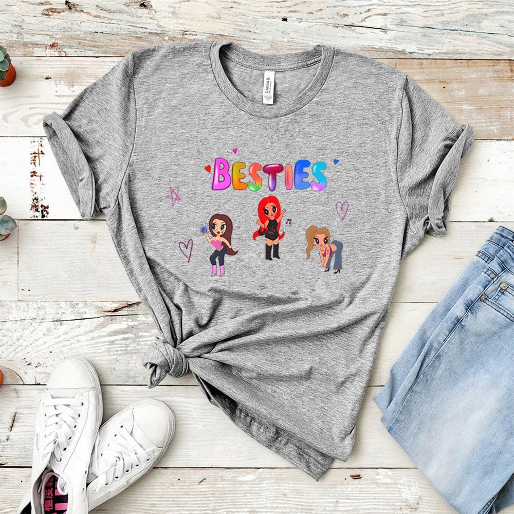 Karol G Tshirt Karol G Besties Shirt Y2k 90s Retro Graphic Tee Mañana Será Bonito 2023 Concert Shirt Shirts Cute Fans Tops Gift