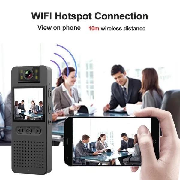 Full HD 1080P Мини WIFI Портативная камера AP с дисплеем повтора Видеокамера Запись аудио-видео Регистратор движения DVR