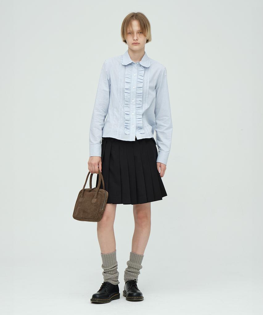 Margesherwood Piping Slim Tote_Cocoa Corduroy Suede