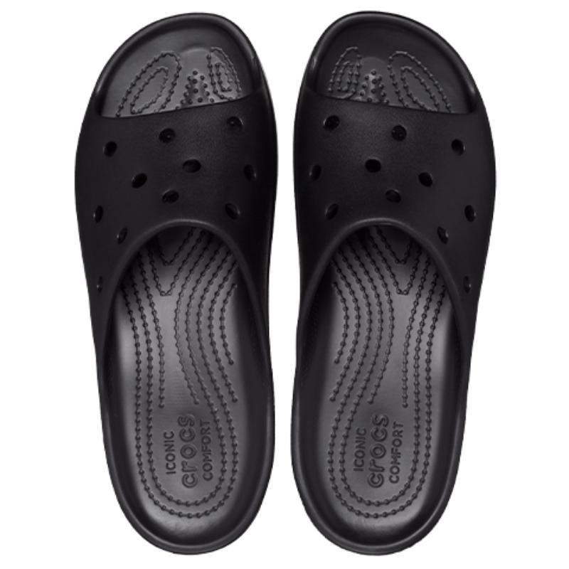 Crocs Женские шлепанцы на платформе Crocs 'Черные'