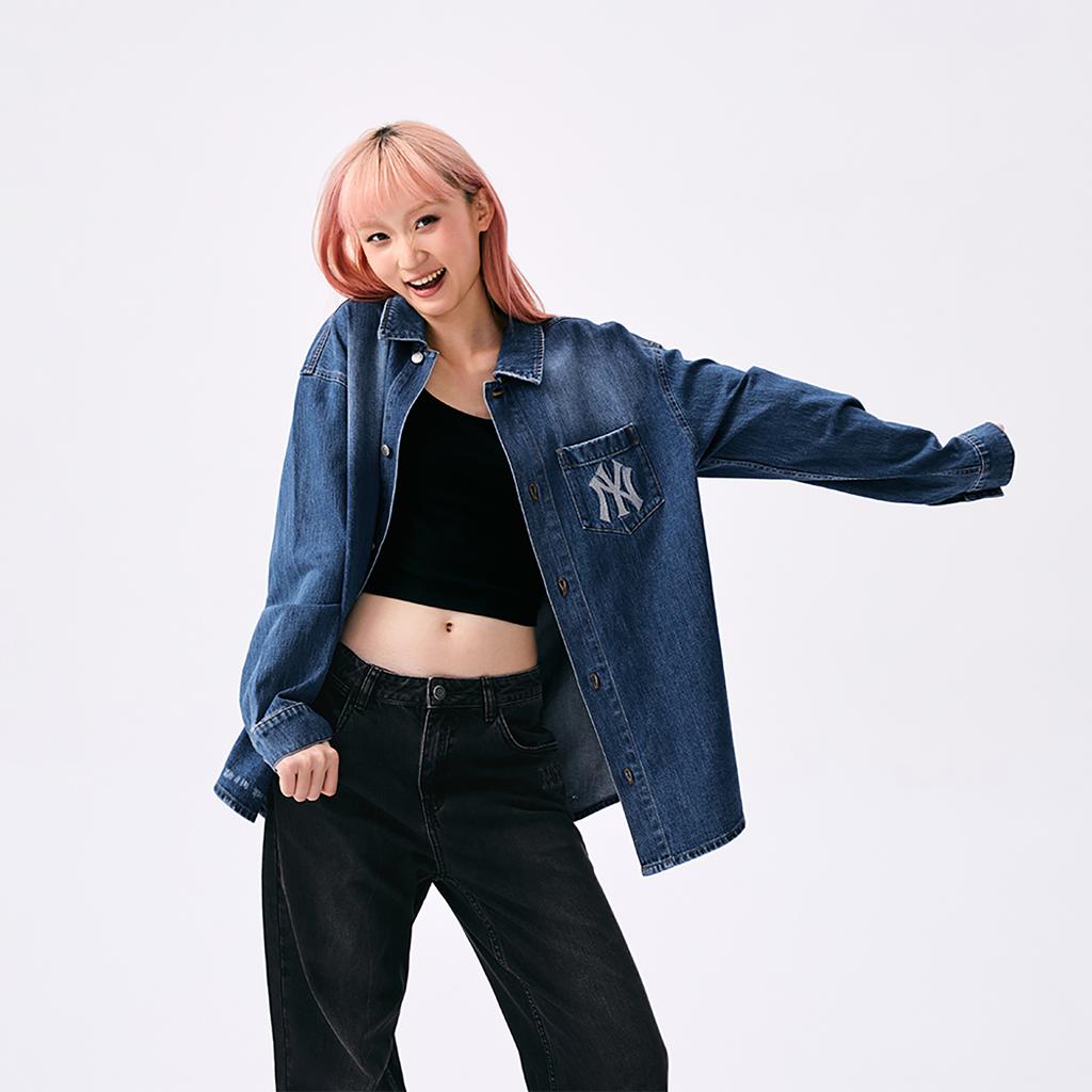 Новая футболка MLB New York Yankees Унисекс Синяя 3ADRB0351-50INS