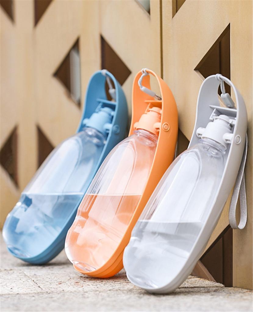 Бутылка с водой для собак портативная для распределителя воды для путешествий с контейнером для еды