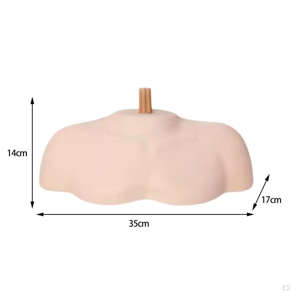 Cosmetic Mannequin Shoulder Model Bust Platform Soft Head Stand Holder Bracket