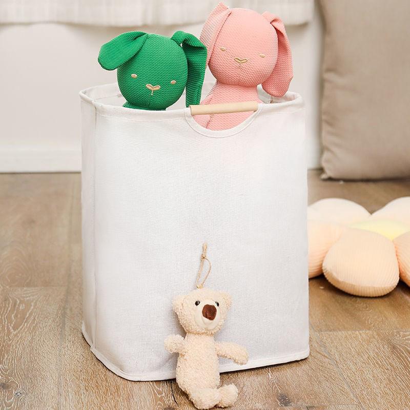 Waterproof Laundry Basket Cotton Linen Dirty Clothes Baskets Laundry Organizer Foldable Sundries Storage Bag Foldabling Hamper
