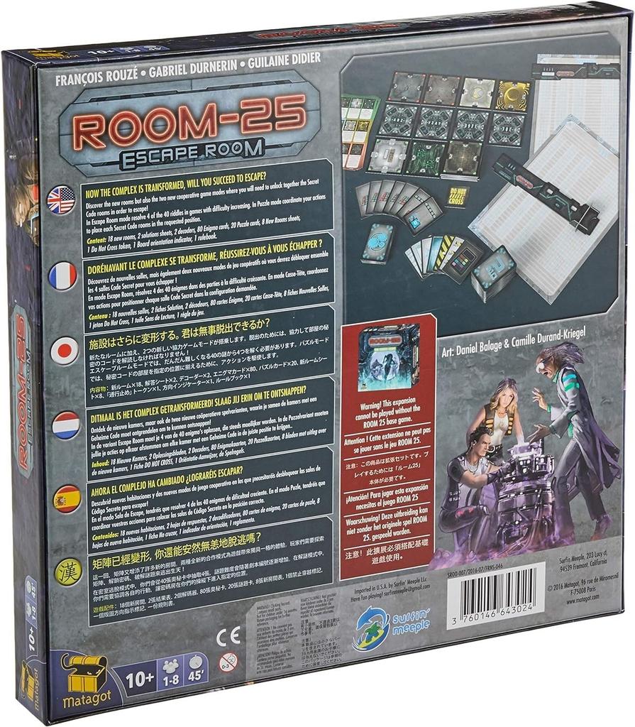 Hobby Japan Room Escape Room Multilingual Edition 45 Ages Board Game 25 (1-8 Players, Minutes, 10+)