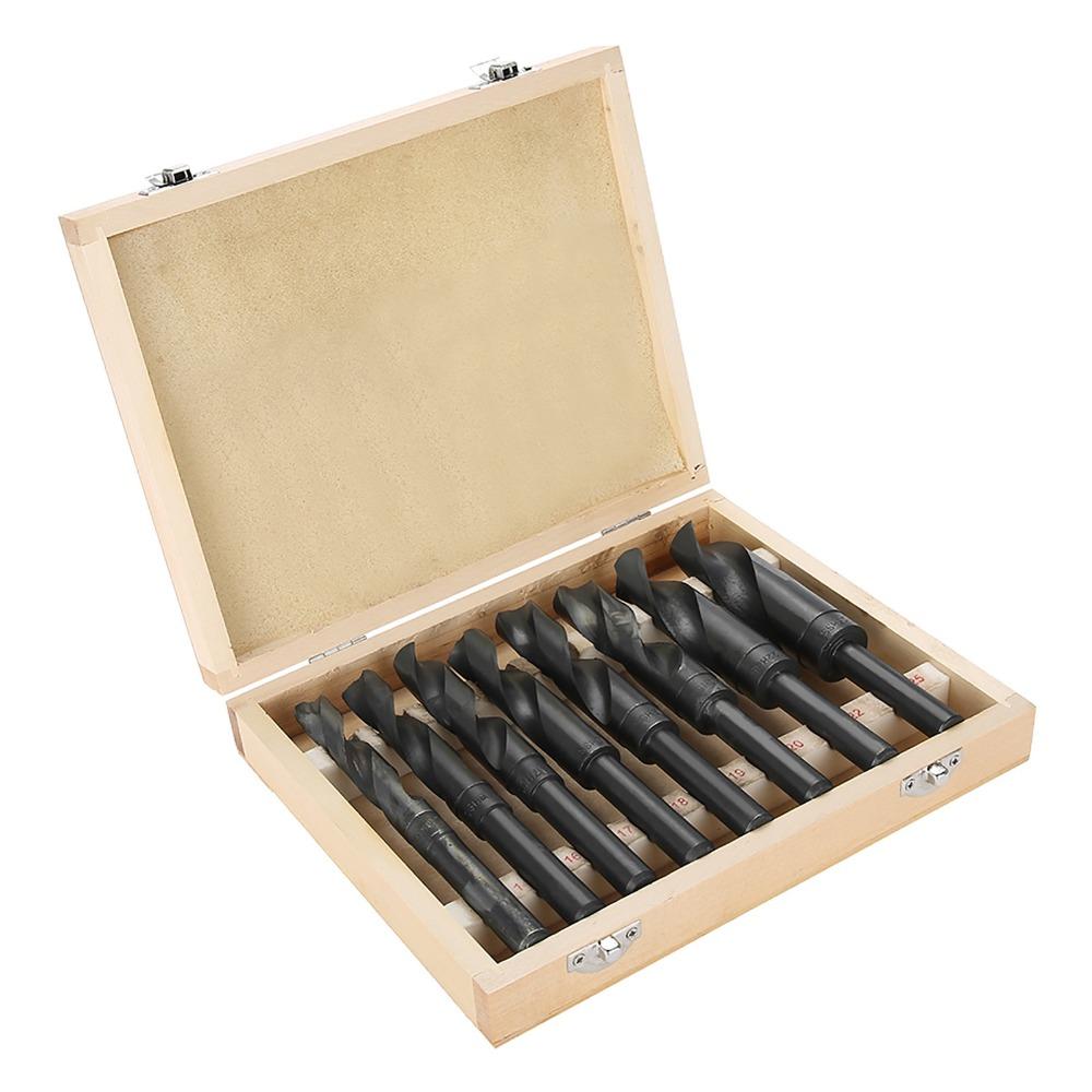 8pcs Center Point Reduced Shank Twist Drill Bits 14-25mm Drill Bit Set Wood
