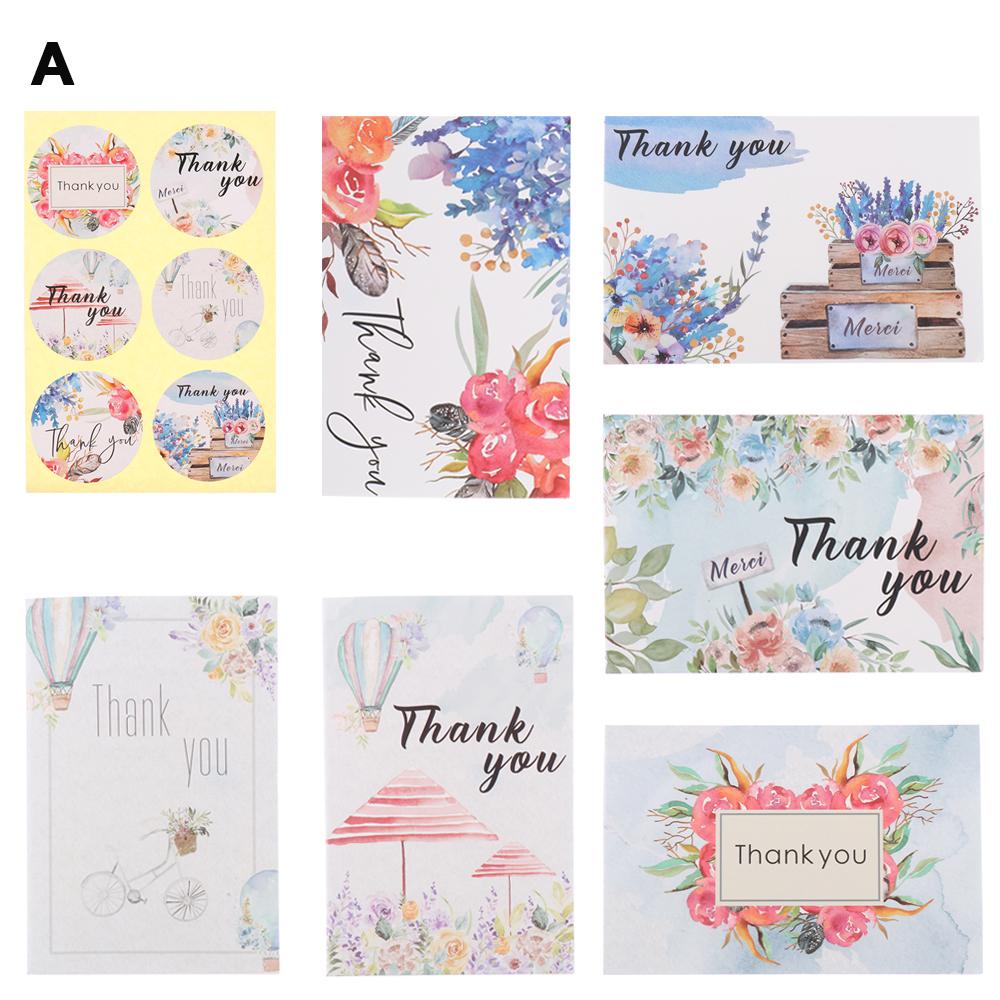 Labels Online Retail Express Appreciate Flower Thank You Letter Appreciate Cards "Thank You" Cards