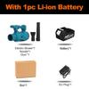 6 Speed Industry Cordless Air Blower Snow Blower Dust Leaf Collector Cleaning Sweeper Garden Tool With 2 Battery 4200W 388VF
