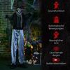 Halloween ghost, Halloween decoration, sound function, with motion sensor and LED lights, 101 cm x 64 cm x 178 cm