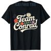 Цветочная команда Conrad для унисекс, женская, с графикой, смешная футболка, модная надпись, футболка, семейная, для вечеринки, уличная одежда, одежда, подарки для друзей