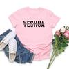 Yeshua T-Shirt Christian T-shirts Religious Shirts Bible Verse Top Faith Tee Women Graphic T Shirts Christian Gift Jesus Apparel
