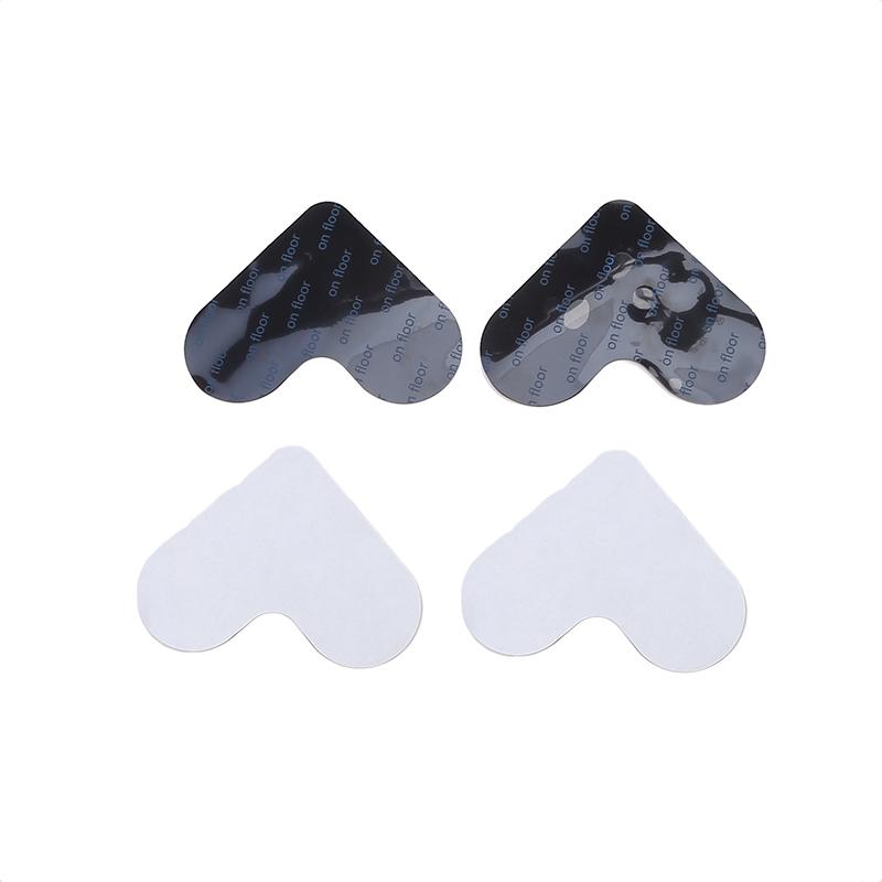 4 Pieces Carpet Gripper Non Slip Reusable Washable Sticker Anti Curl Carpet Sticker Floor Mats Anti Slip Fixing Pads Patches