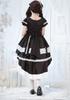 Maid Costume Cosplay One Piece with Long Sleeves Large Size Gothic Lolita Dress Costume Outfit Gothic Lolita Ruffles [SUNNYSTEP] M~6L (LL (XL), Black)