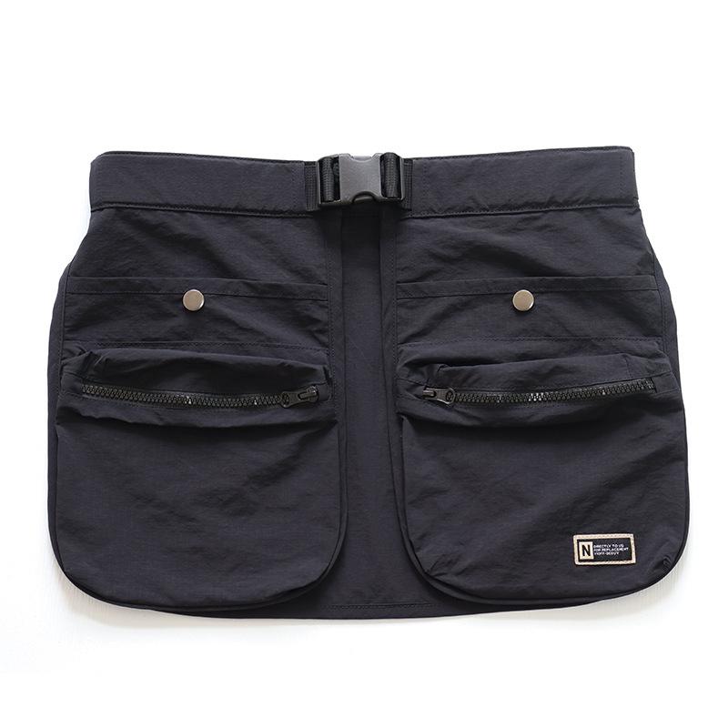 Waterproof Multi-pocket Half Apron Makeup Artist Hairdresser Outdoor Running Waist Apron
