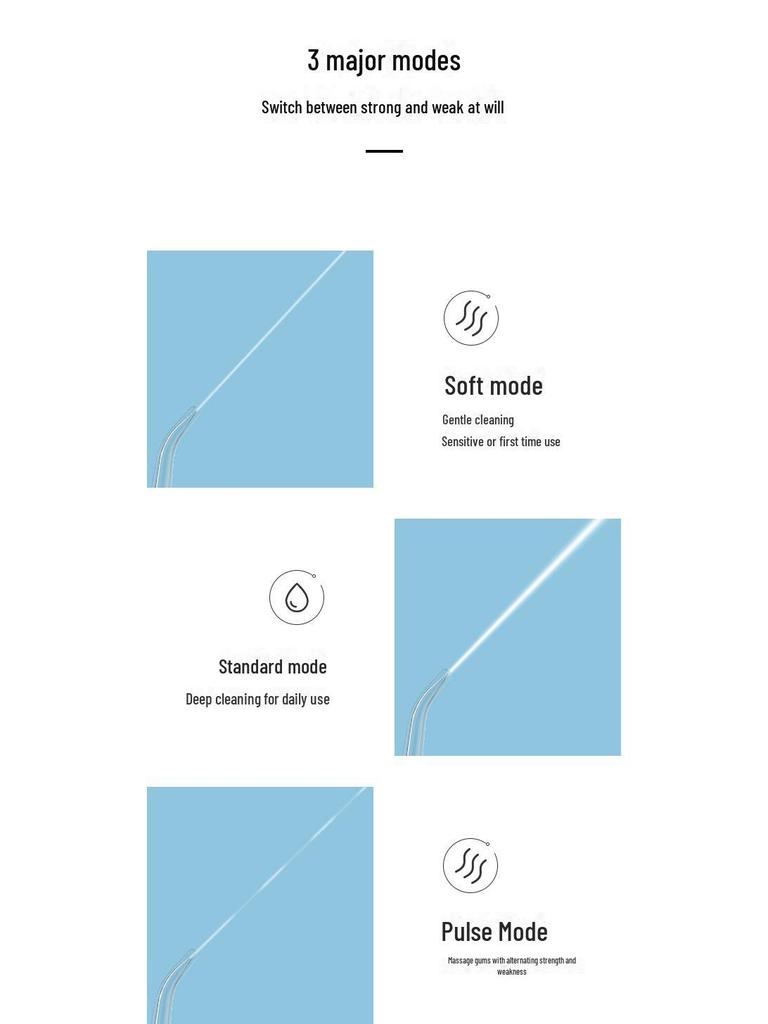 Портативный электрический телескопический ирригатор для полости рта, очиститель зубов