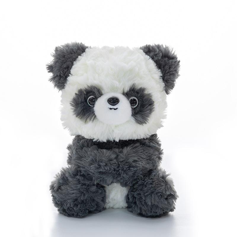 New Table Accompaniment Series Small Animal Plush Toy Panda Palm Treasure To Accompany Soothing Sitting Birthday Gift Doll