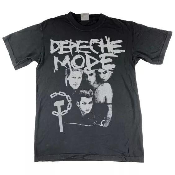 Depeche Mode Футболка унисекс с коротким рукавом, редкий дизайн, черная, S-5XL, репринт