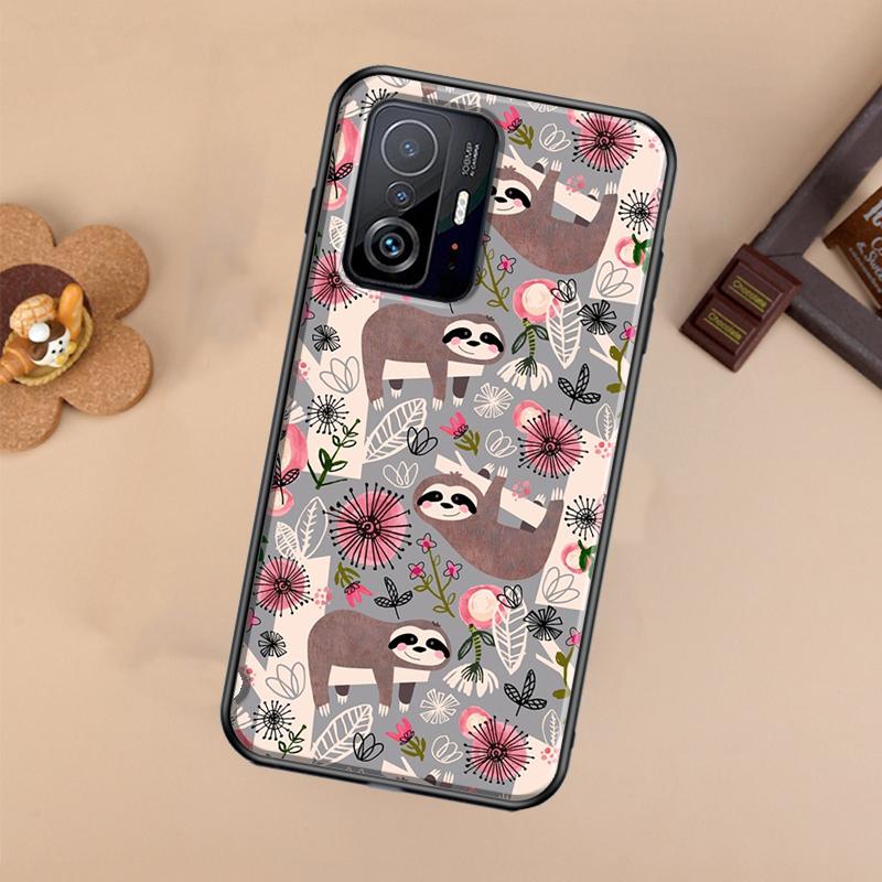 Чехол с ленивцем, милое животное, для Xiaomi 14T 11T 12T 13T Pro 13 14 Ultra POCO X7 Pro X3 X5 F3 F5 F6 M6 X6 Pro