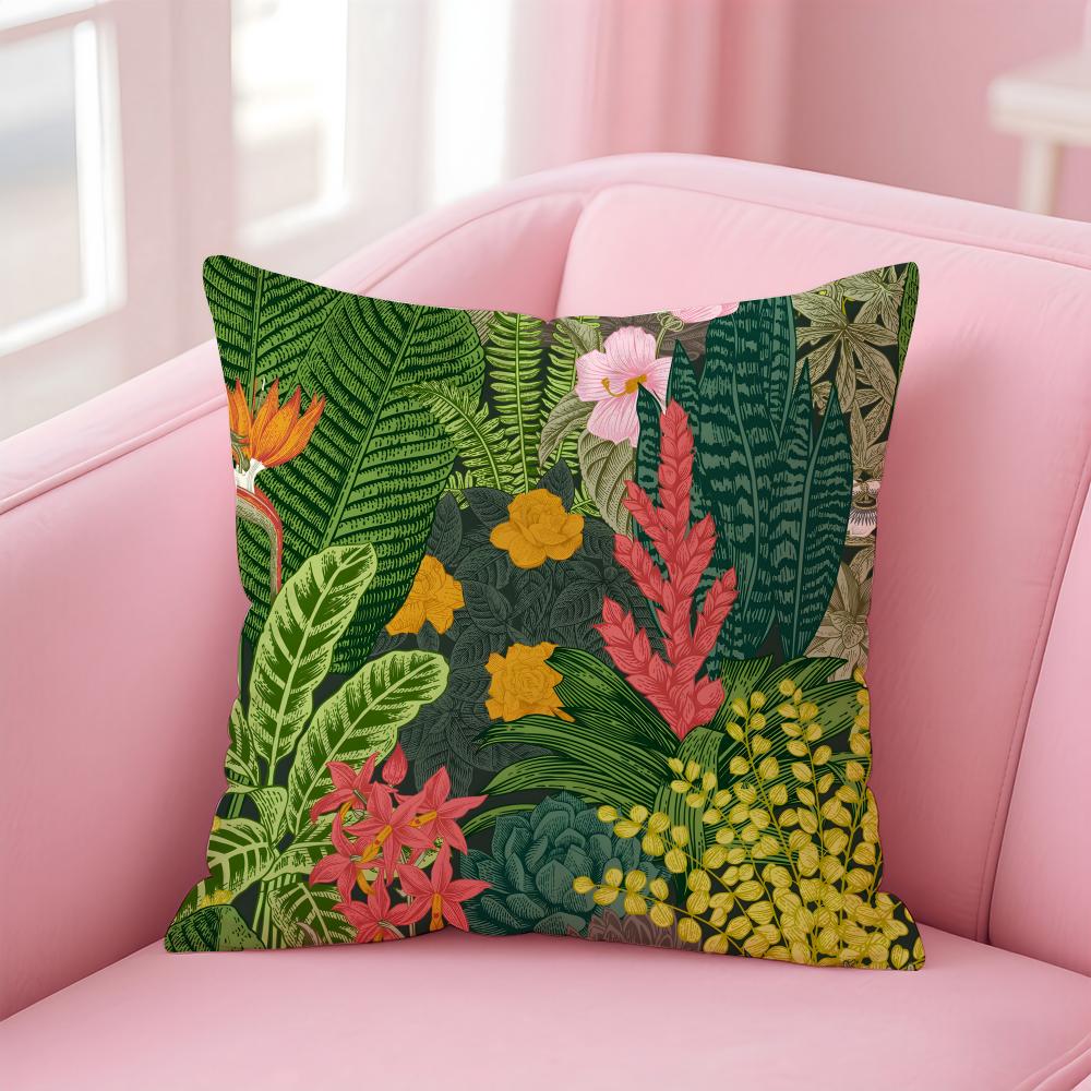 Art WWilliam Morris Cushion Cover Pillow Case Soft Skin Friendly Fabric Comfort Concealed Zipper