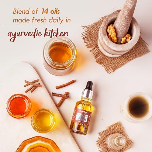 Nat Habit Patchouli Manjistha Mukhalaya, масло для лица для женщин, защита от старения кожи и морщин, смесь 14 масел холодного отжима, 15 мл