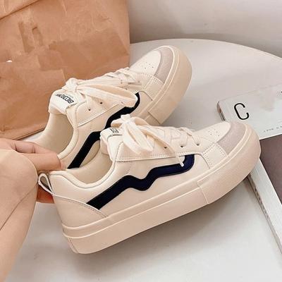 Весна и Осень Новый Стиль Мода Повседневные Удобные Увеличенная Подошва Платформа Износостойкая Женская Спортивная Обувь