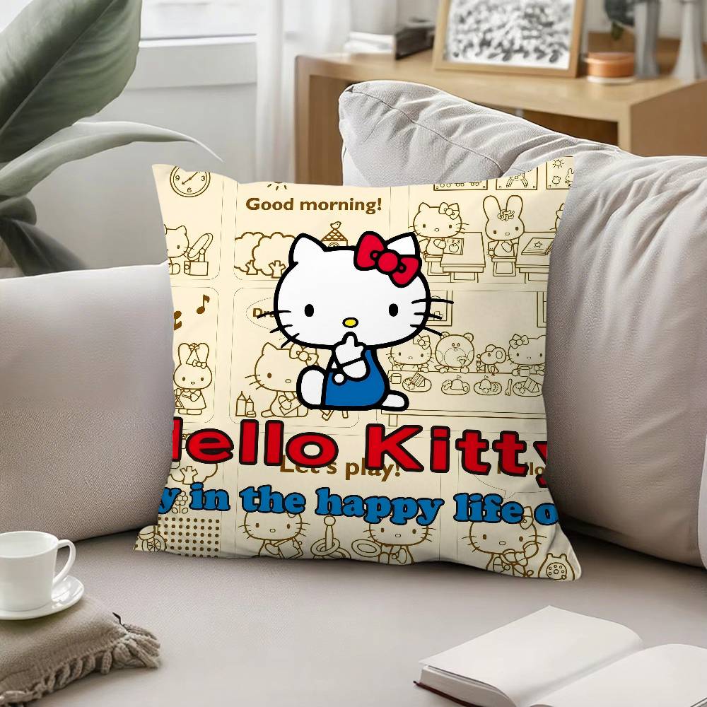 HelloS-K-Kitty Наволочка С Рисунком Наволочка Для Гостиной Подушки На Диван И Декора Спальни