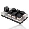 One-Handed Macro Mechanical Keyboard, Portable Mini Gaming Keypad, Fully Programmable Keys with Red Switches, DIY Programmable Shortcuts, Custom USB