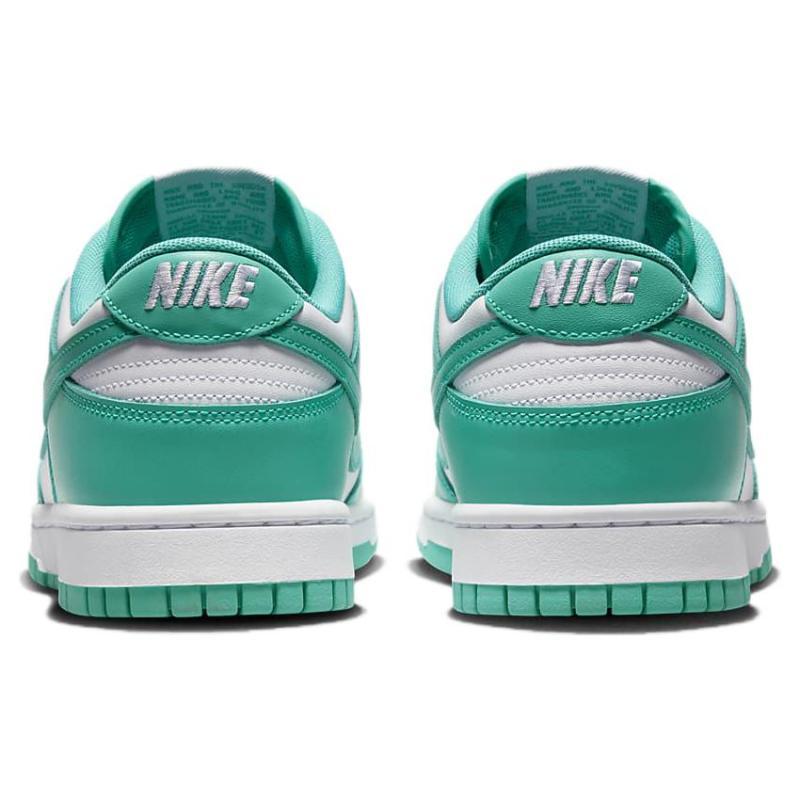 Nike Dunk "Clear Jade" trendy casual low-top sneakers for men in white and green DV0833-101