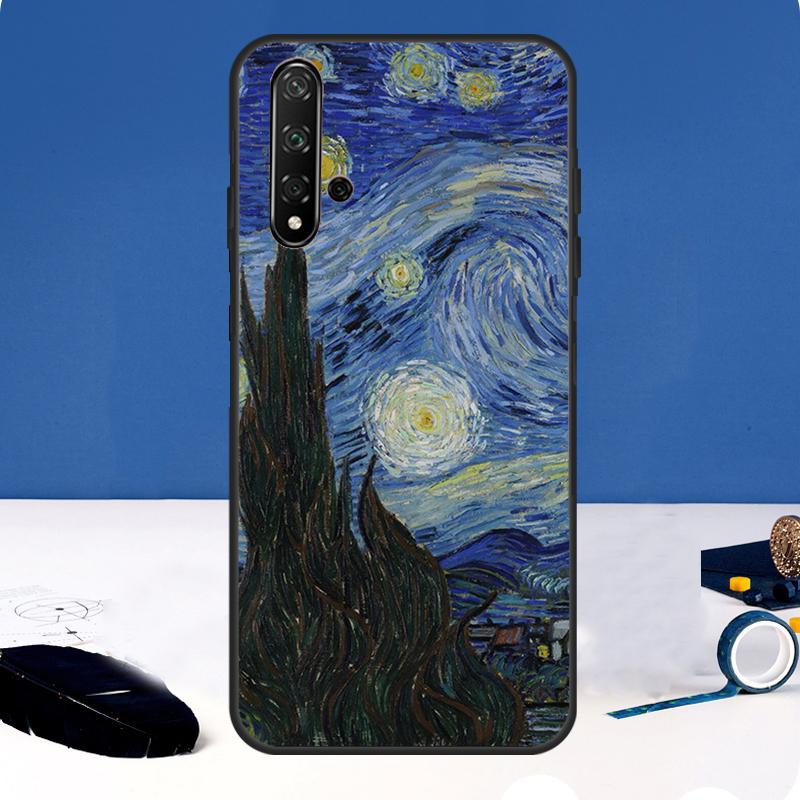 Кейс с картиной Ван Гога Масляная живопись Для Huawei P30 Pro P20 P40 Lite Nova 9 10 SE 11 3i 7i 8i 11i Y91 Y60 Y70 Y61 Y90 Чехол