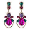 European & American Retro Temperament Water Drop Acrylic Earrings