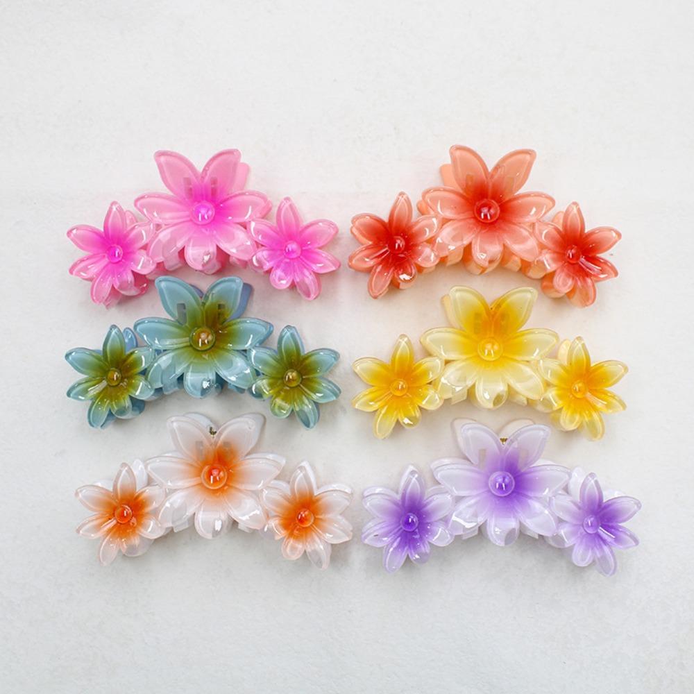 Bauhinia Flower Hair Claw Clip Acrylic Hair Clip 2024 Headwear  Hawaiian Hair Accessory