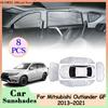 Солнцезащитные козырьки с полным покрытием для Mitsubishi Outlander GF GG ZJ ZK ZL 2013~2024, лобовое стекло, солнцезащитный козырек, аксессуары