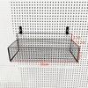 Eco-Friendly Odorless Metal Pegboard with No-Drill Hanging Baskets