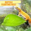 Frog Habitat Leaf Suction Cup Reptile Basking Area Resting Terrace Suction Cups Tank Accessories Simulated Leaves For Geckos