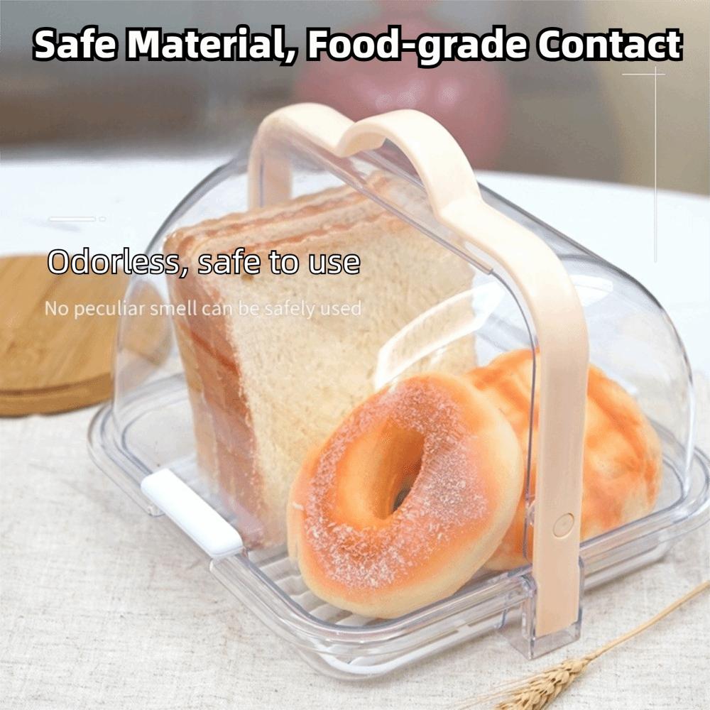 With Handle Storage Box Draining Sturdy Design Storage Rack Reusable Portable Airtight Food Container Kitchen Organization