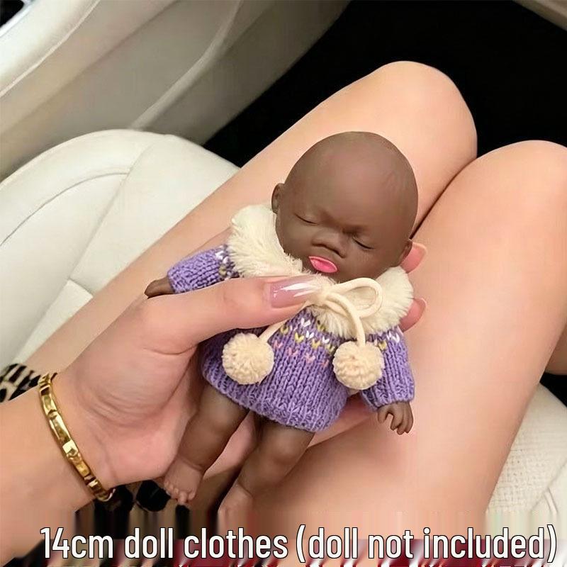 Natasha 14cm Doll Pajamas - Cute Animal Princess Outfit for Black Dolls