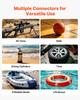 VEVOR PCP Hand Pump, 3 Stage, High Pressure Air Rifle Filling Stirrup Pump, 24.82 MPa 3600 PSI, with Oil-Moisture Filter, Pressure Gauge