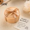Creative Material Storage Bin Steamer Shape Box, with Lid, DIY Fondant Bread Artisan Craft Supply Box Crafts Display Case, for Handmade Collectibles