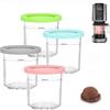 1Pcs Ice Cream Pints Cups For NINJA- CREAMI NC300s Series Ice Cream Maker Replacements Storage Jar With Sealing Lids