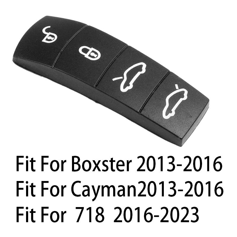 Чехол для ключа автомобиля Резиновая накладка для Porsche Cayenne Panamera Cayman Macan Boxster 718 911 Кнопка пульта дистанционного управления Замена