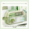 Handheld Pencil Case Transparent Stationery Organizer Simple Stationery Bag  Students